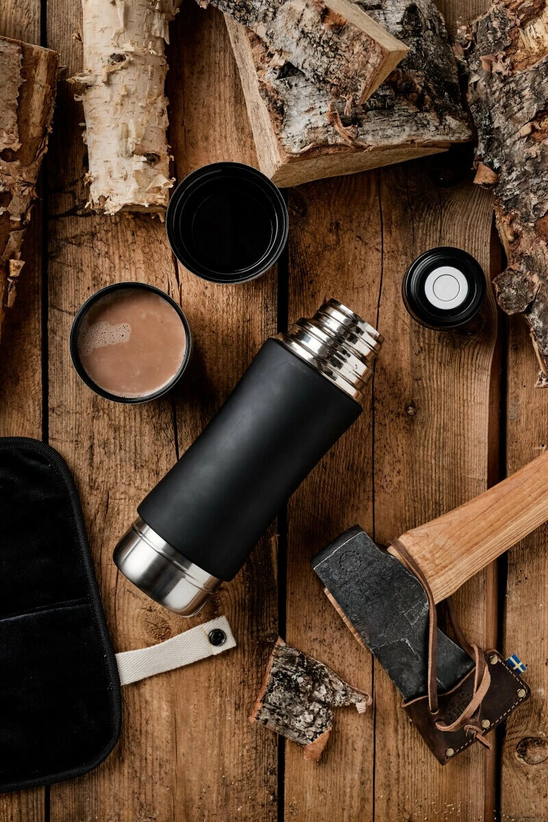 Termos - Outdoor - Svart/Stål - Bild 3